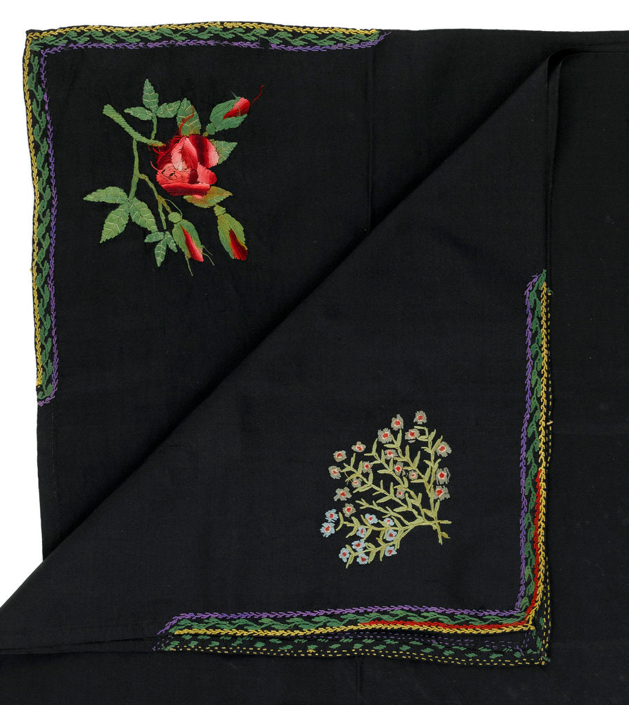 Detail of Black sailor's 'silk' or neckerchief by William Harvey