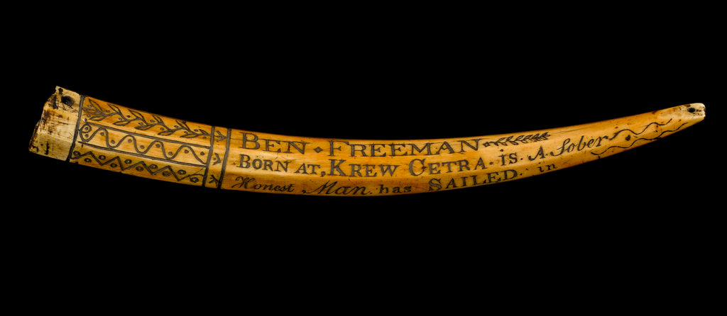 Detail of Powder horn by unknown