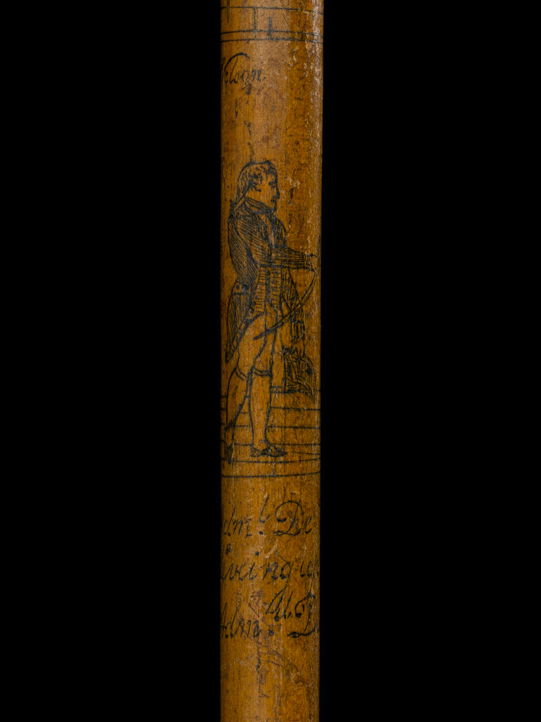 Detail of Walking stick by unknown