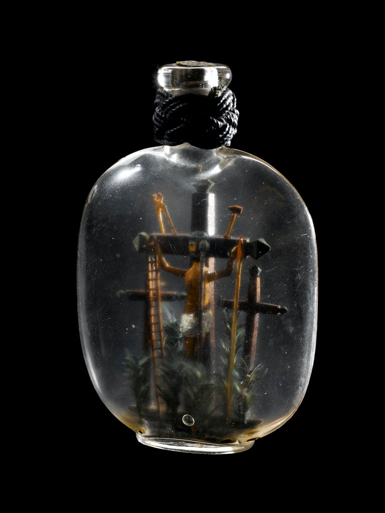 Detail of Crucifixion model by unknown