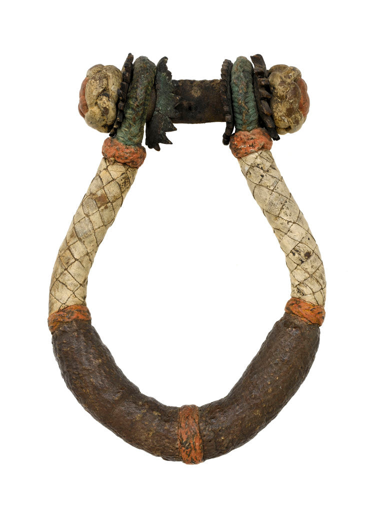 Detail of A sea chest handle or becket by unknown
