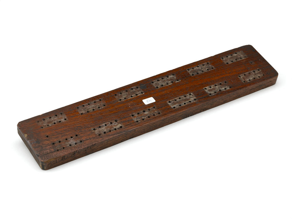 Detail of Cribbage board by William Baddeley