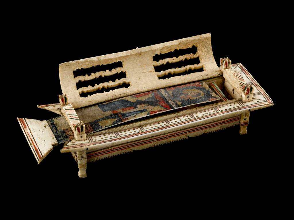 Detail of Commemorative Nelson domino box by French Armed Forces