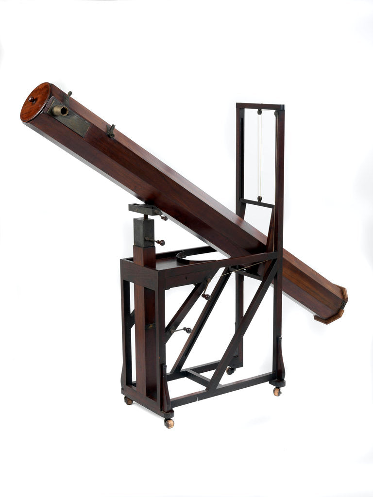 Detail of 7-foot Newtonian (reflector) telescope by William Herschel