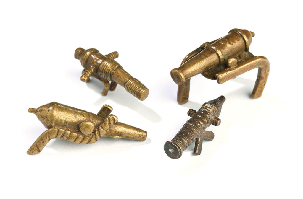 Detail of Akan gold weights by unknown
