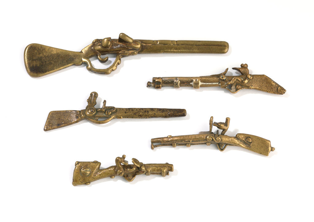 Detail of Akan gold weights by unknown