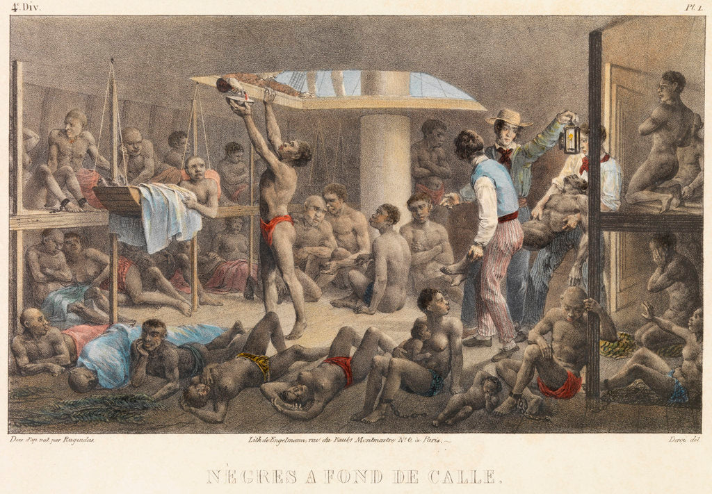Detail of Negres a fond de Calle by Johann Moritz Rugendas