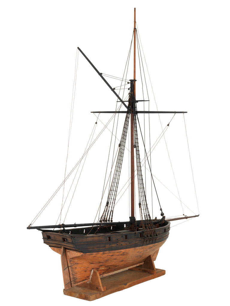 Detail of Cutter, starboard stern quarter by unknown