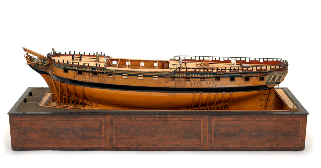 Detail of 'Diana', 38 guns by unknown