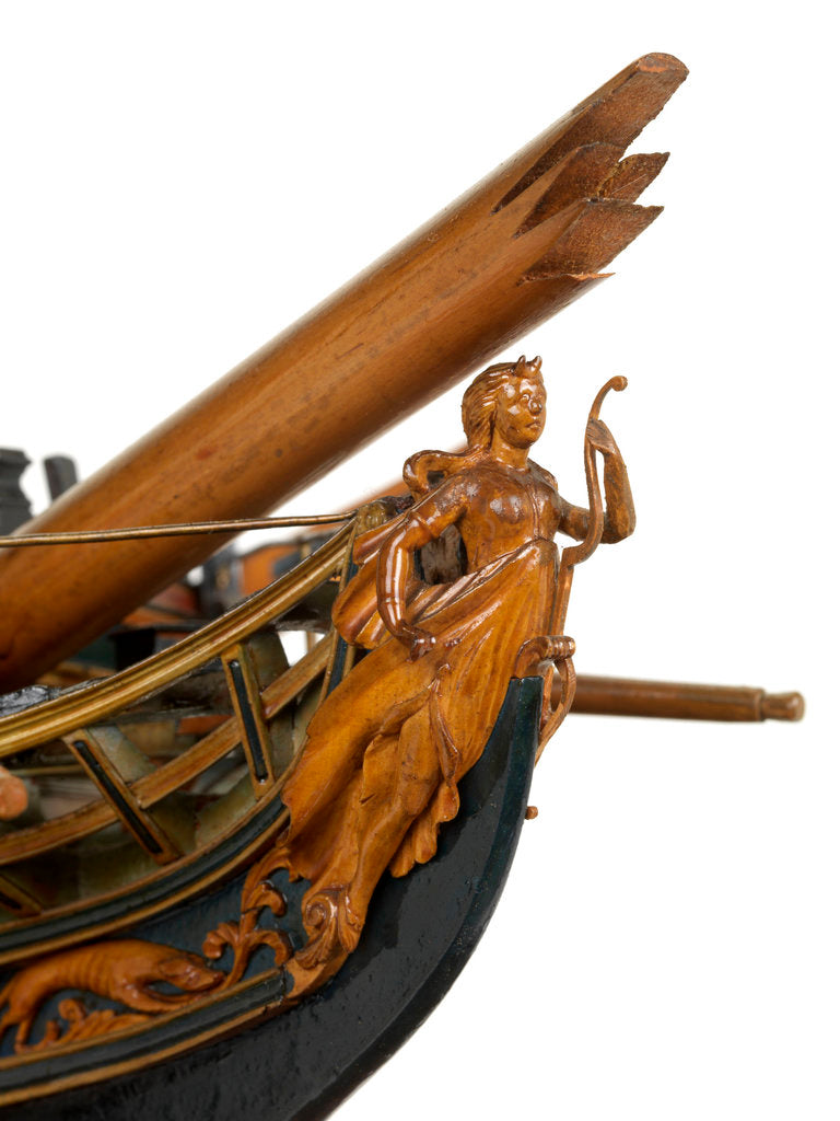 Detail of 'Diana', 38 guns by unknown