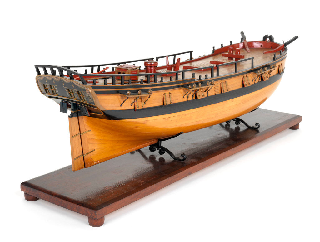 Detail of 'Wolverine', starboard stern quarter by unknown