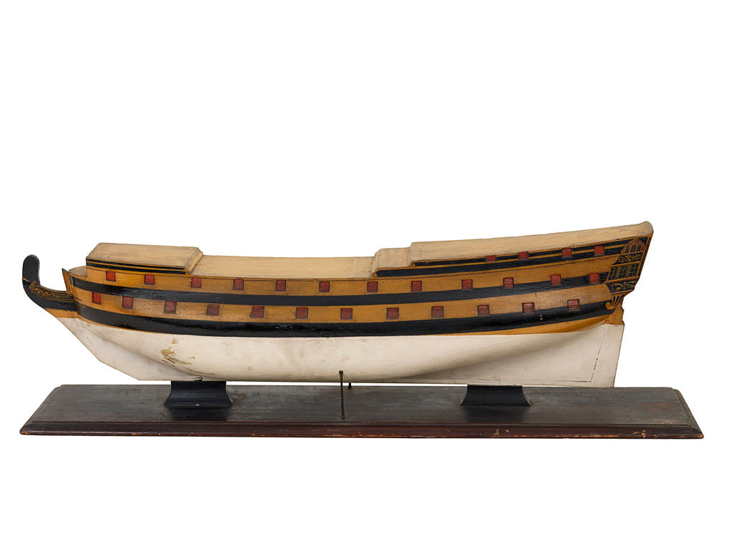 Detail of 'Falmouth', port broadside by unknown