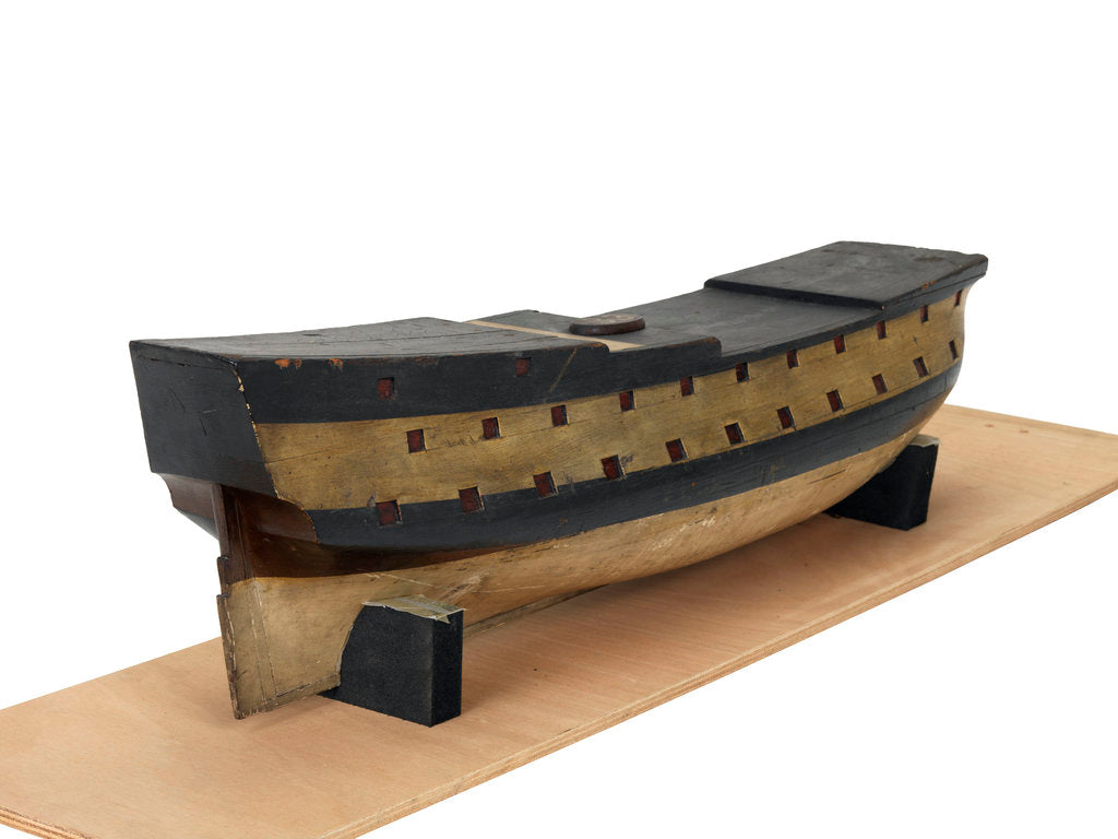 Detail of 'Rippon', starboard stern quarter by unknown
