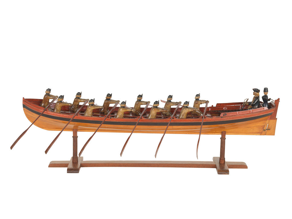 Detail of Admiral's barge, port broadside by unknown