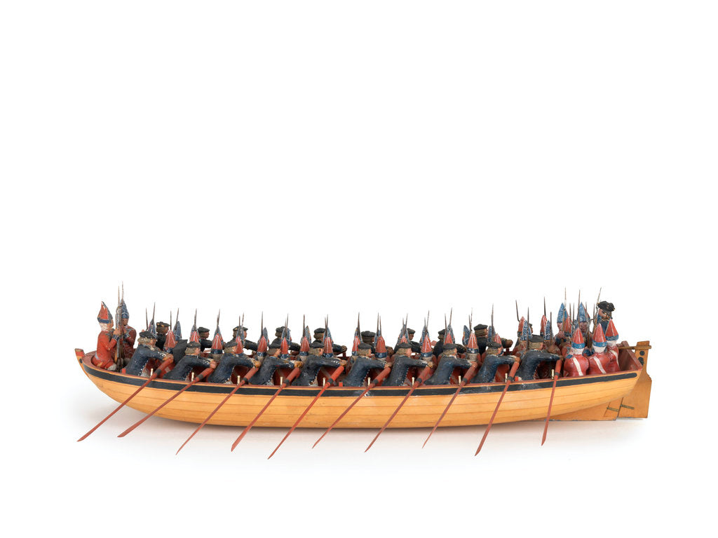 Detail of Troopboat, port broadside by unknown