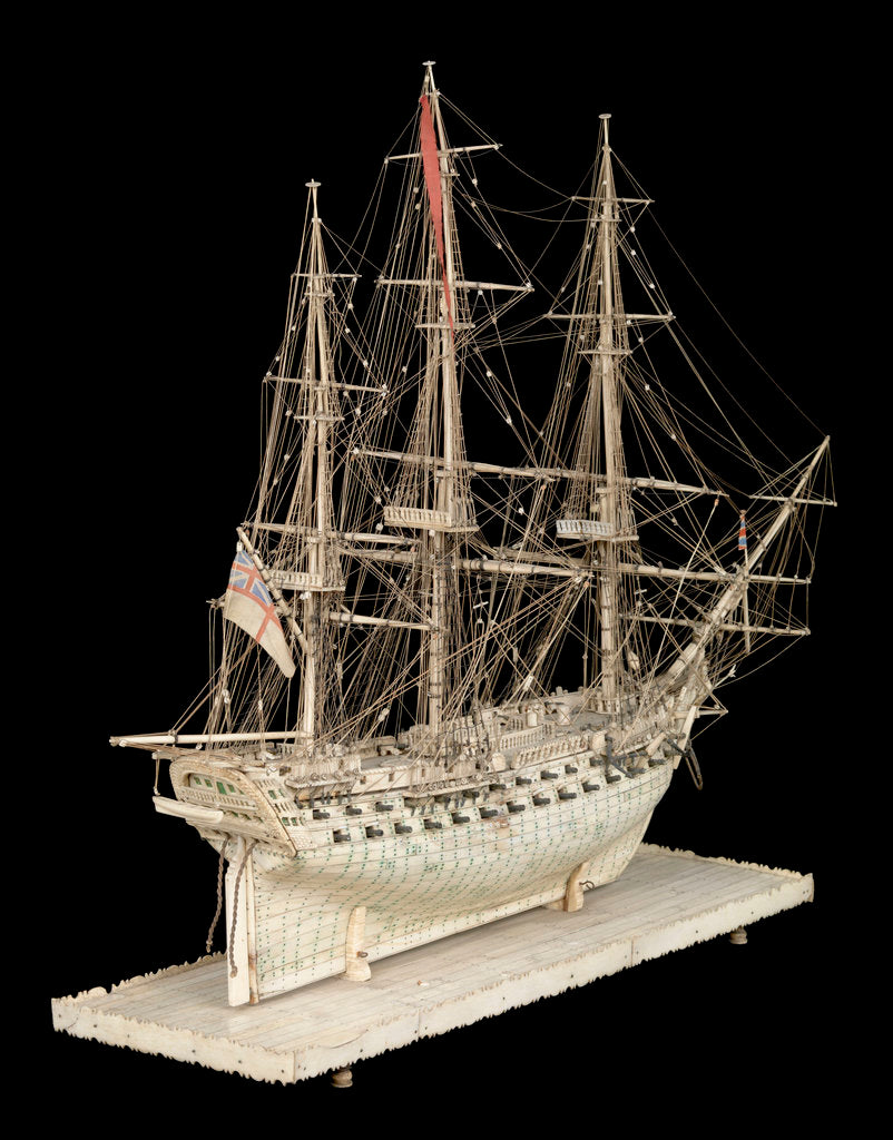 Detail of 'Boulvar', starboard stern quarter by unknown