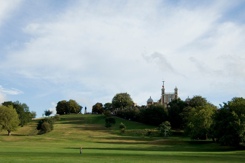 Detail of Greenwich Park and Royal Observatory by National Maritime Museum