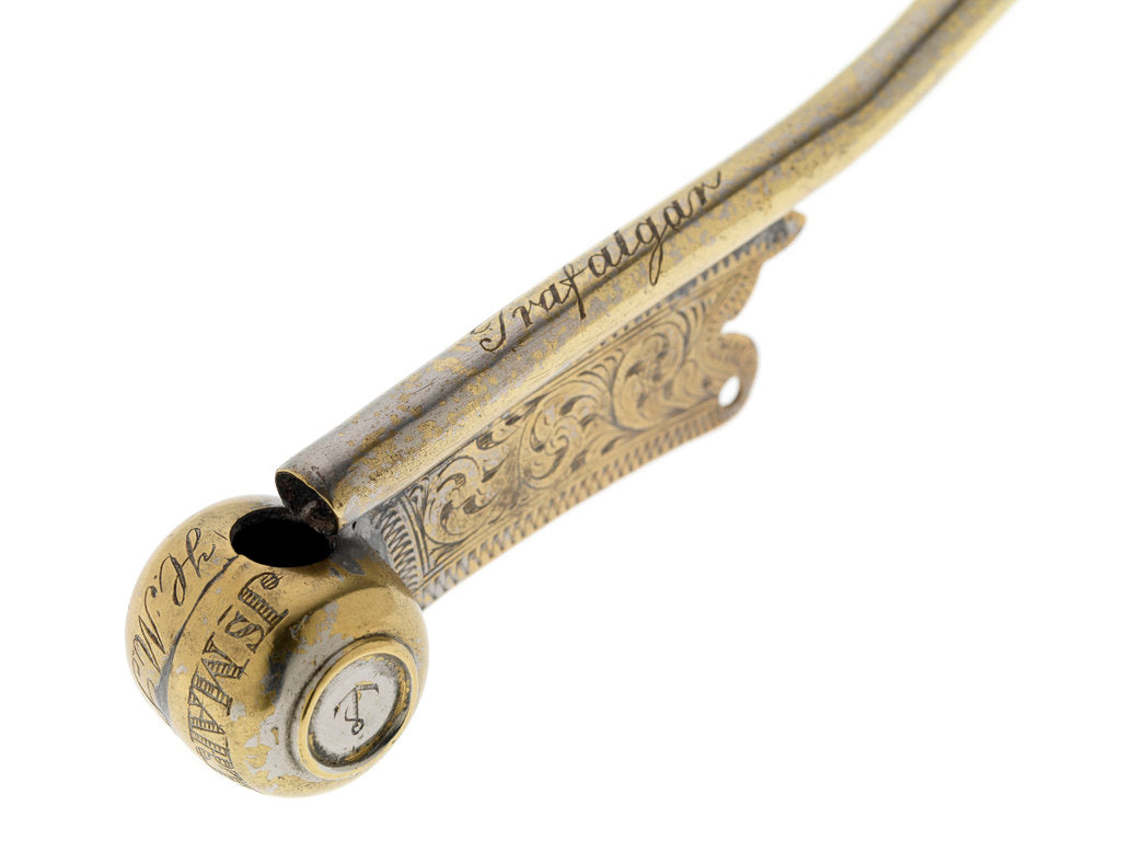 Detail of Boatswain's call said to have been used at the Battle of Trafalgar by unknown