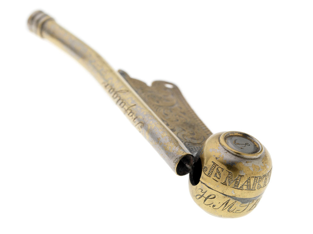 Detail of Boatswain's call said to have been used at the Battle of Trafalgar by unknown