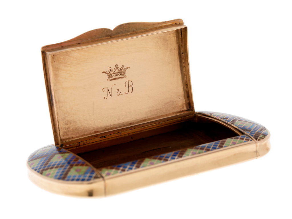 Detail of Snuff box said to have belonged to Vice-Admiral Horatio Nelson (1758-1805) by unknown