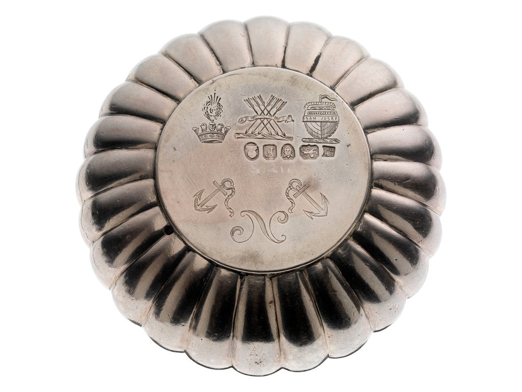 Detail of Bogus tea caddy said to have been owned by Nelson by John Wakelin