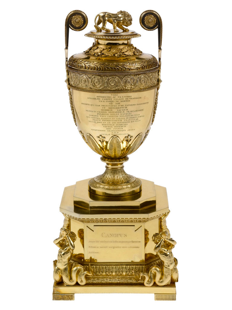 Detail of Trafalgar Vase by Benjamin Smith