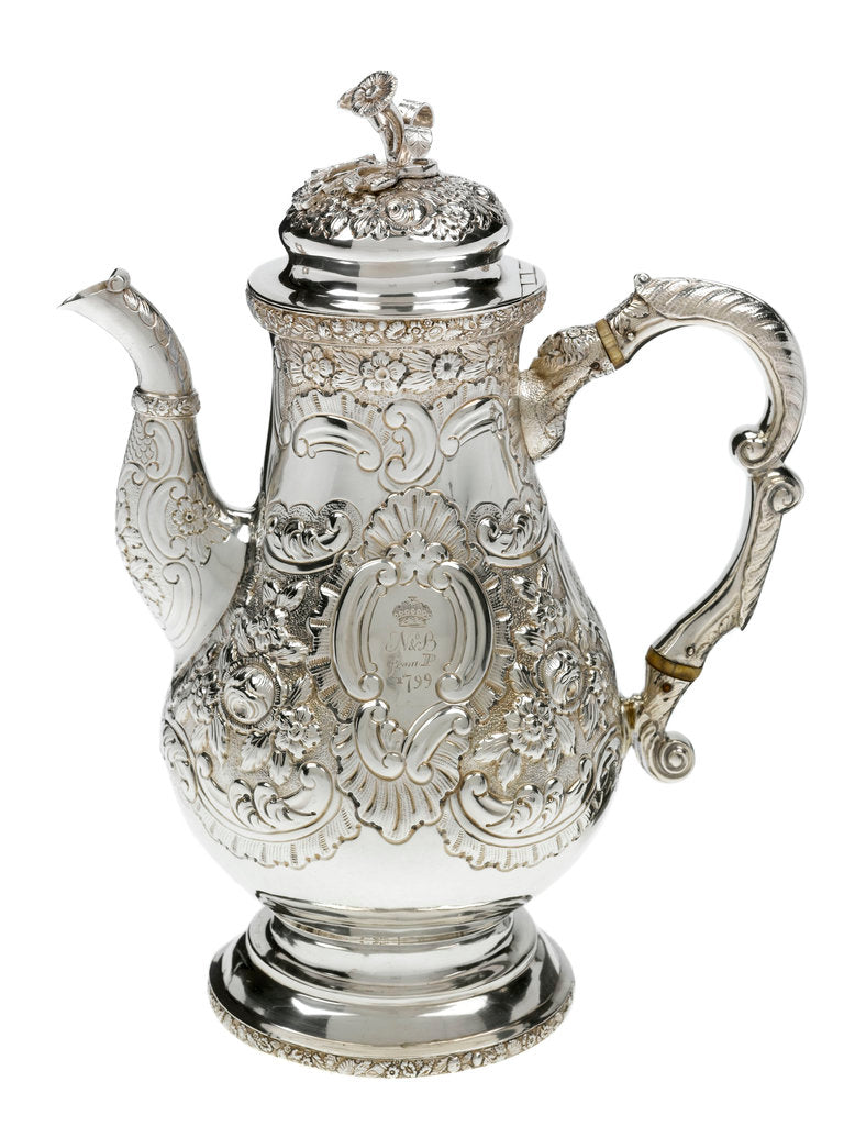 Detail of Bogus Nelson coffee pot said to have been owned by Lord Nelson by Michael Starkey