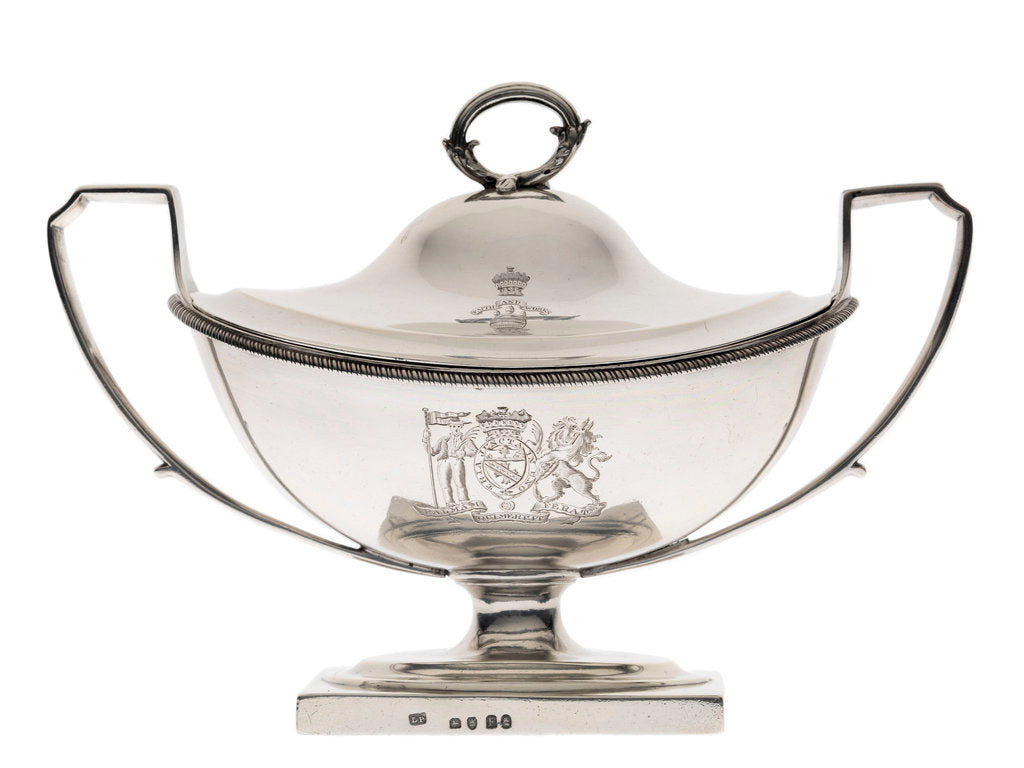 Detail of Sauce tureen with lid by Daniel Pontifex