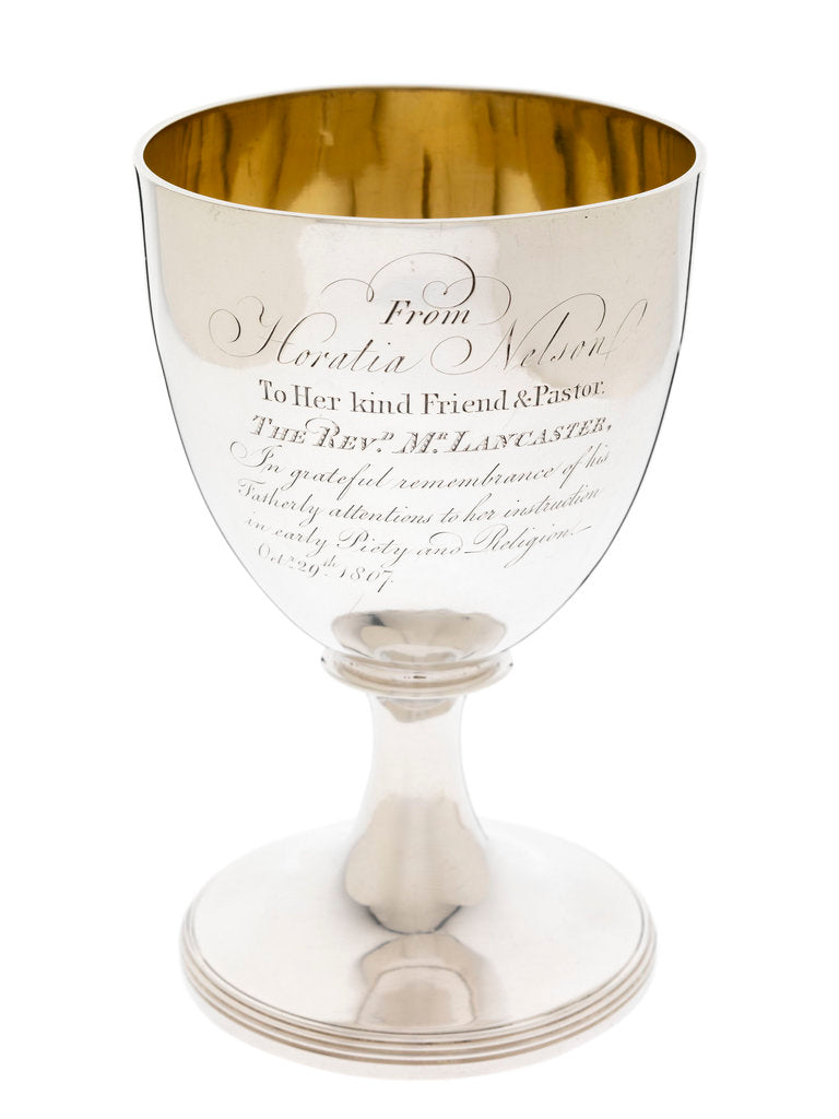 Detail of Goblet presented in 1807 by Vice-Admiral Lord Nelson's daughter Horatia Nelson (1801-81) by John Emes