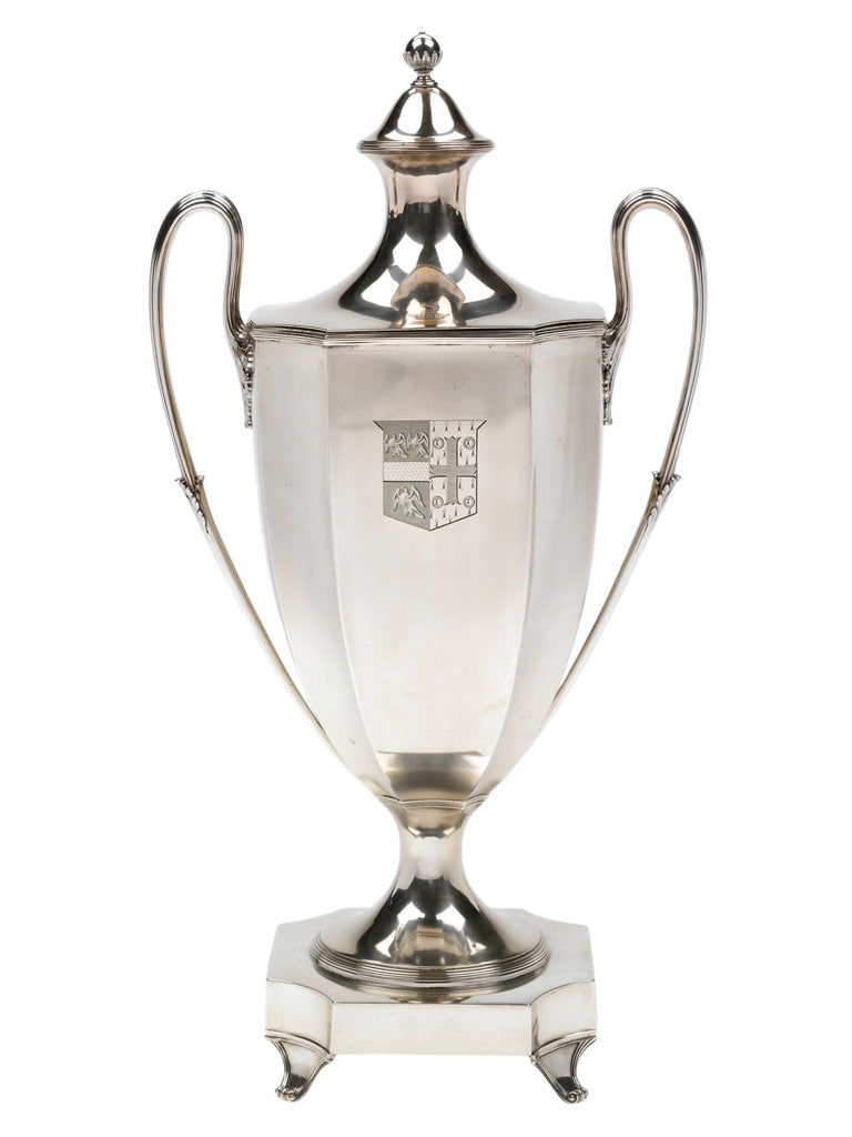 Detail of Silver tea-urn presented to Captain Nicholas Tomlinson (1764-1847) by the Royal Exchange Assurance, 1796 by Robert Salmon