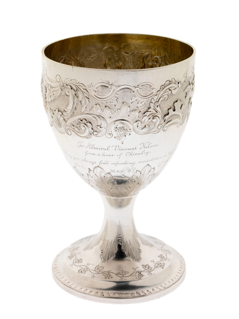 Detail of Bogus goblet said to have been owned by Lord Nelson by unknown