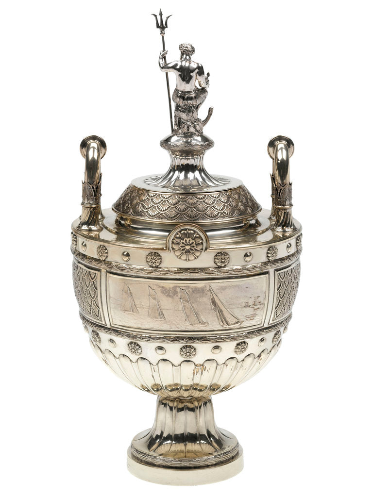 Detail of Yachting trophy won by 'Valkyrie', 1891 by Edgar Finley