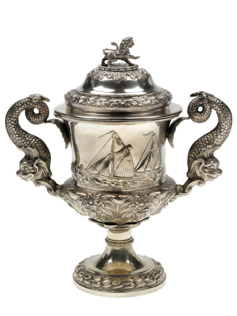 Detail of Cup presented by Thames Navigation & Port of London Committee, 1858 by Kean Mahony