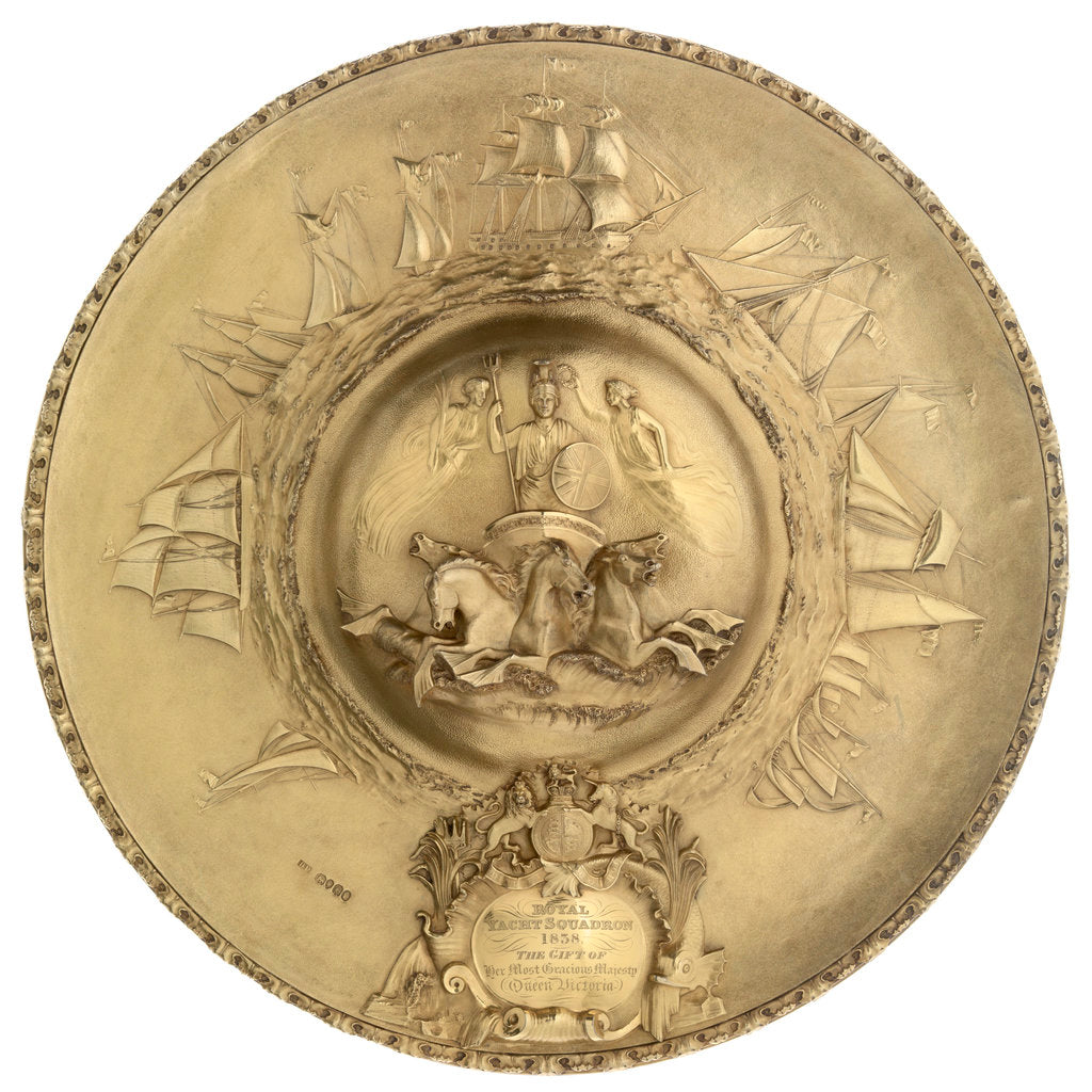 Detail of The Queen's Trophy by Benjamin Preston