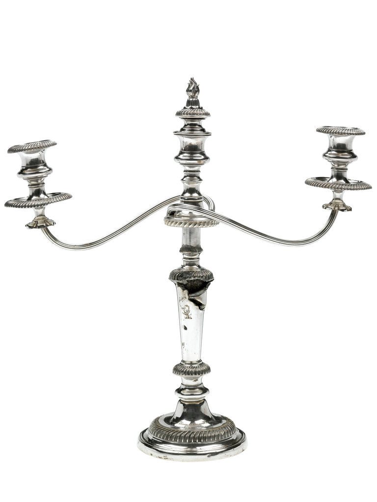 Detail of Candelabrum, relic of Admiral of the Fleet Sir David Beatty, 1st Earl Beatty (1871-1936) by unknown