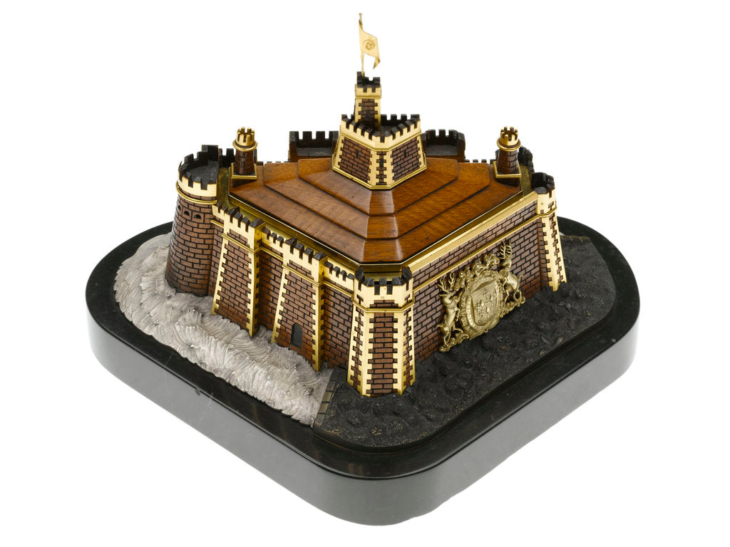 Detail of Freedom box presented by the City of London to Sir Robert Stopford (1768-1847) for his role in the campaign in Syria by Charles Rawlings