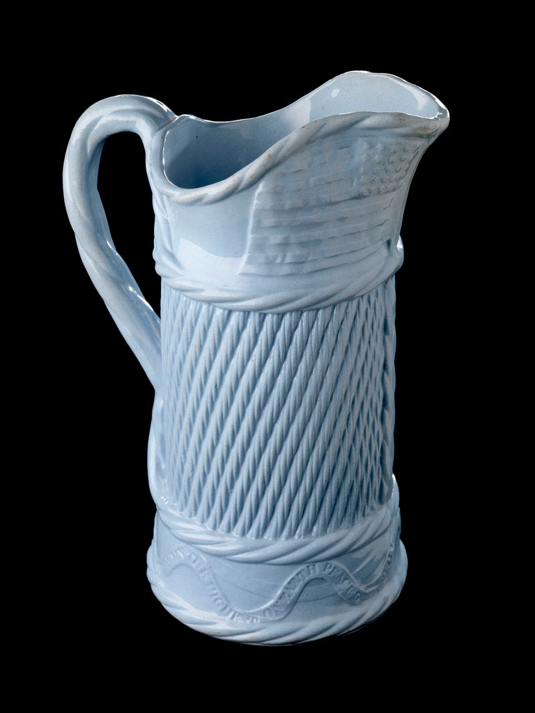 Detail of Cable-shaped Atlantic Cable jug by unknown