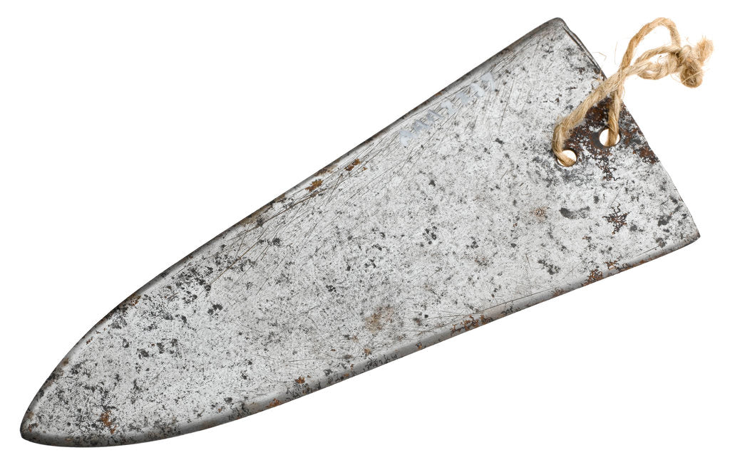 Detail of Knife blade by Inuit