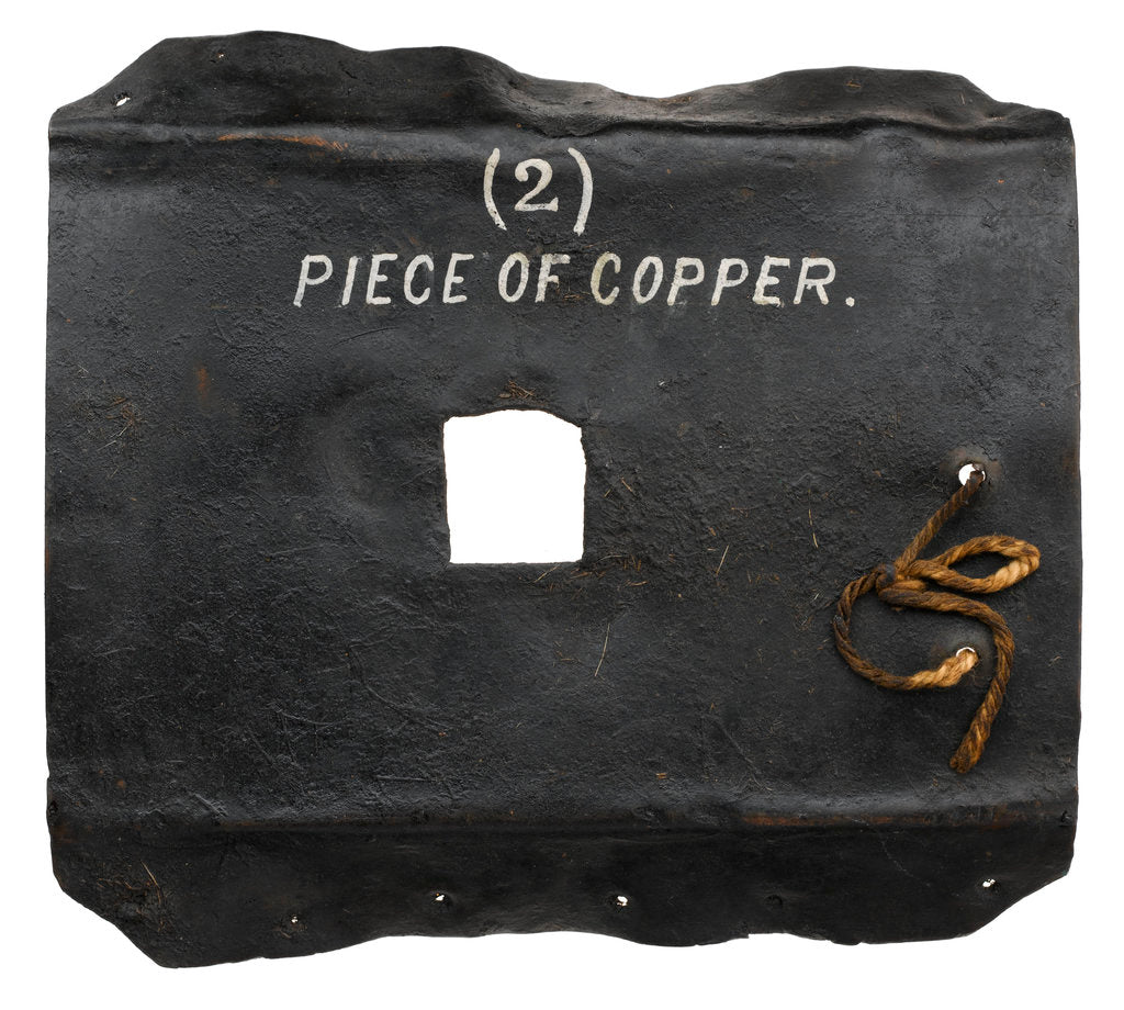 Detail of Copper plate by unknown
