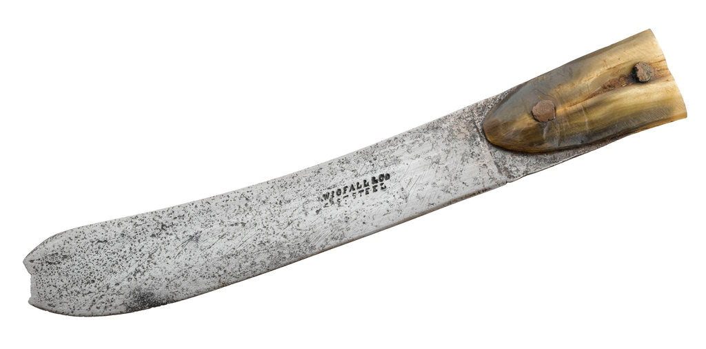 Detail of Knife blade by Wigfall & Co.