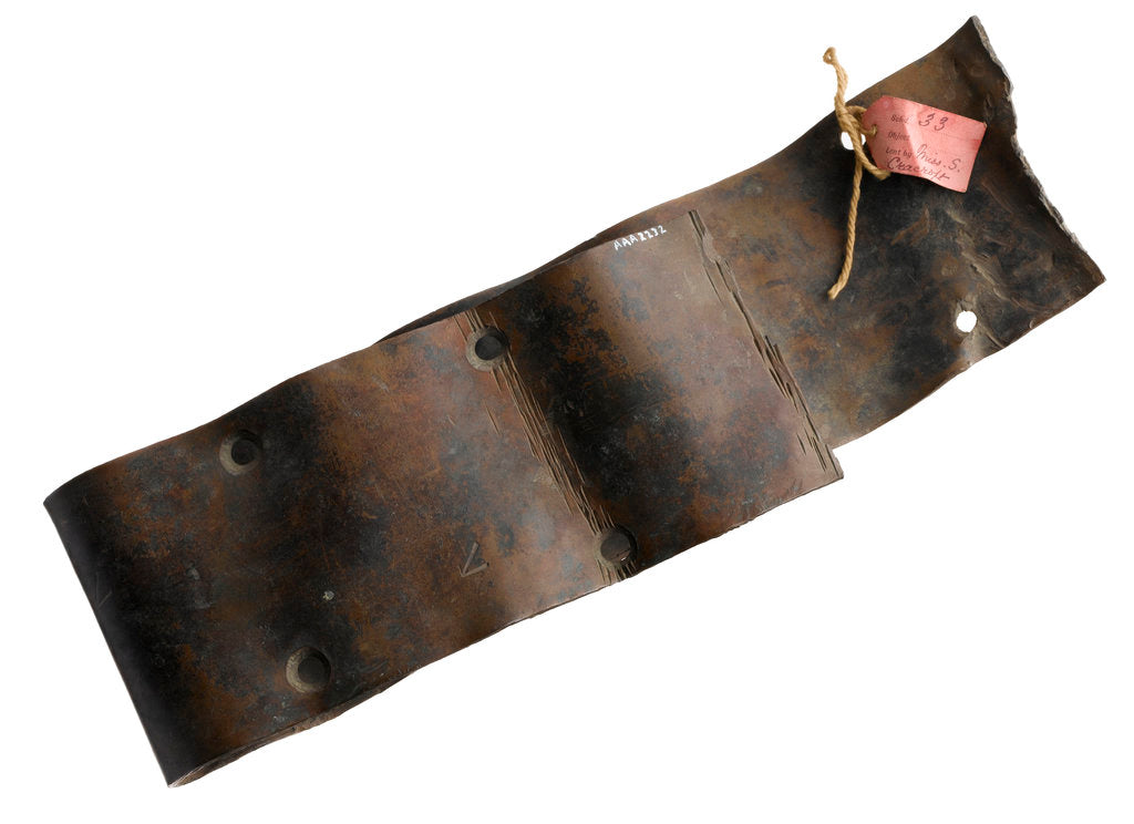 Detail of Copper strip by unknown