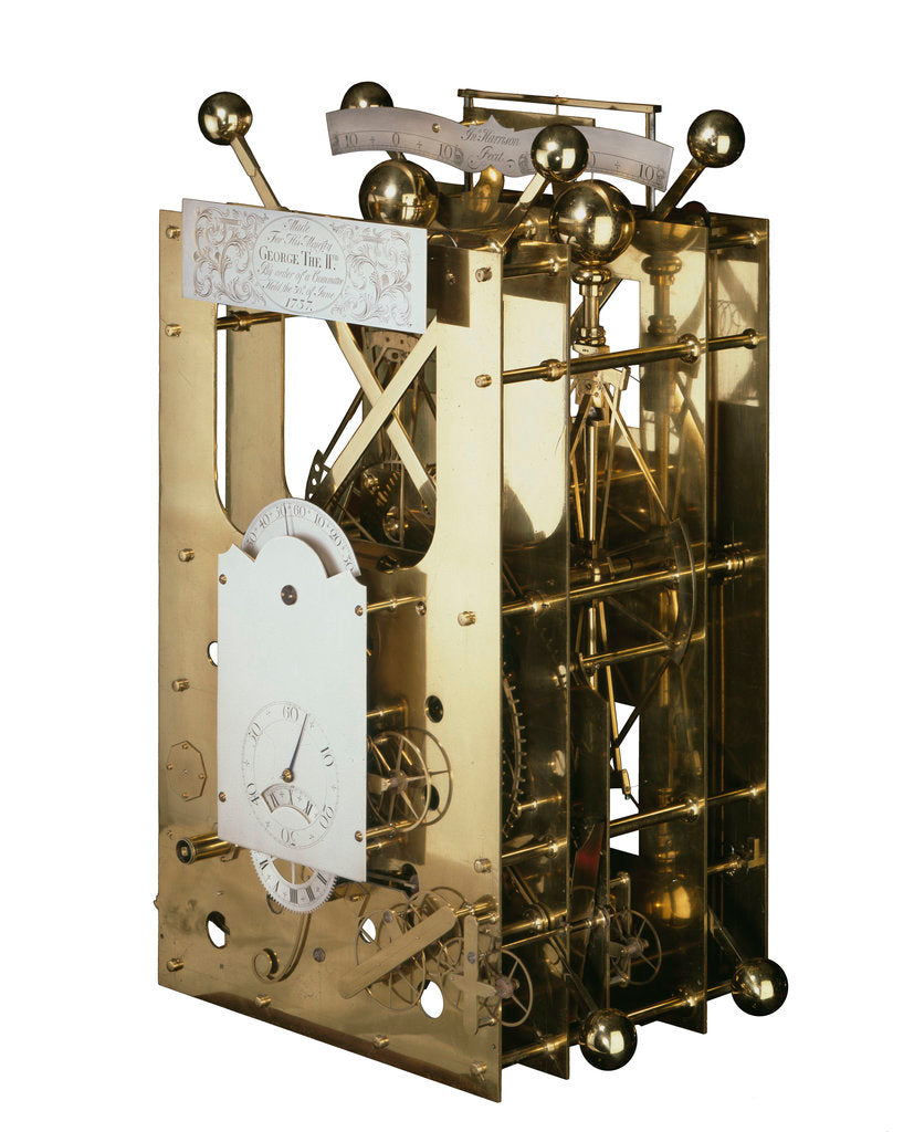 Detail of Harrison's marine timekeeper H2 by John Harrison