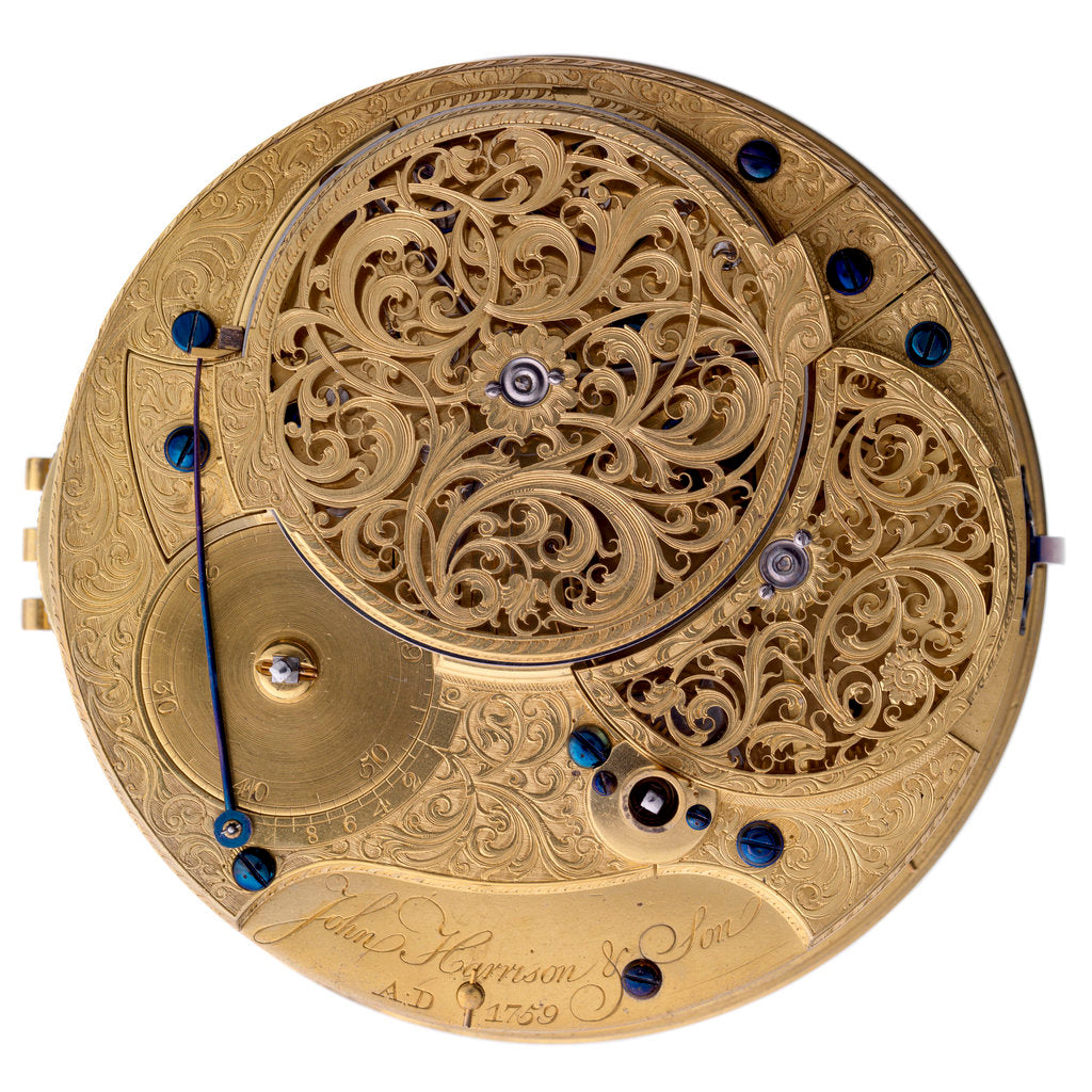 Detail of Harrison's marine timekeeper H4 by John Harrison