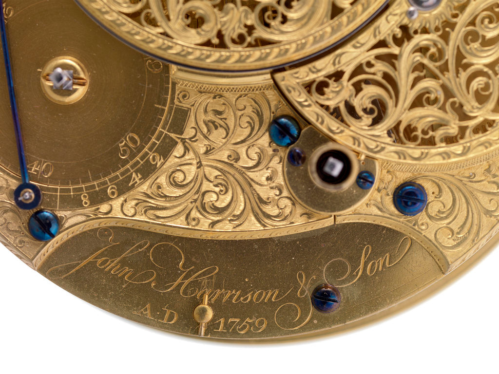 Detail of Harrison's marine timekeeper H4 by John Harrison