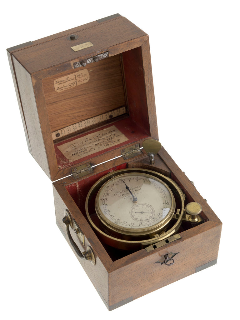Detail of Marine chronometer by Robert Molyneux