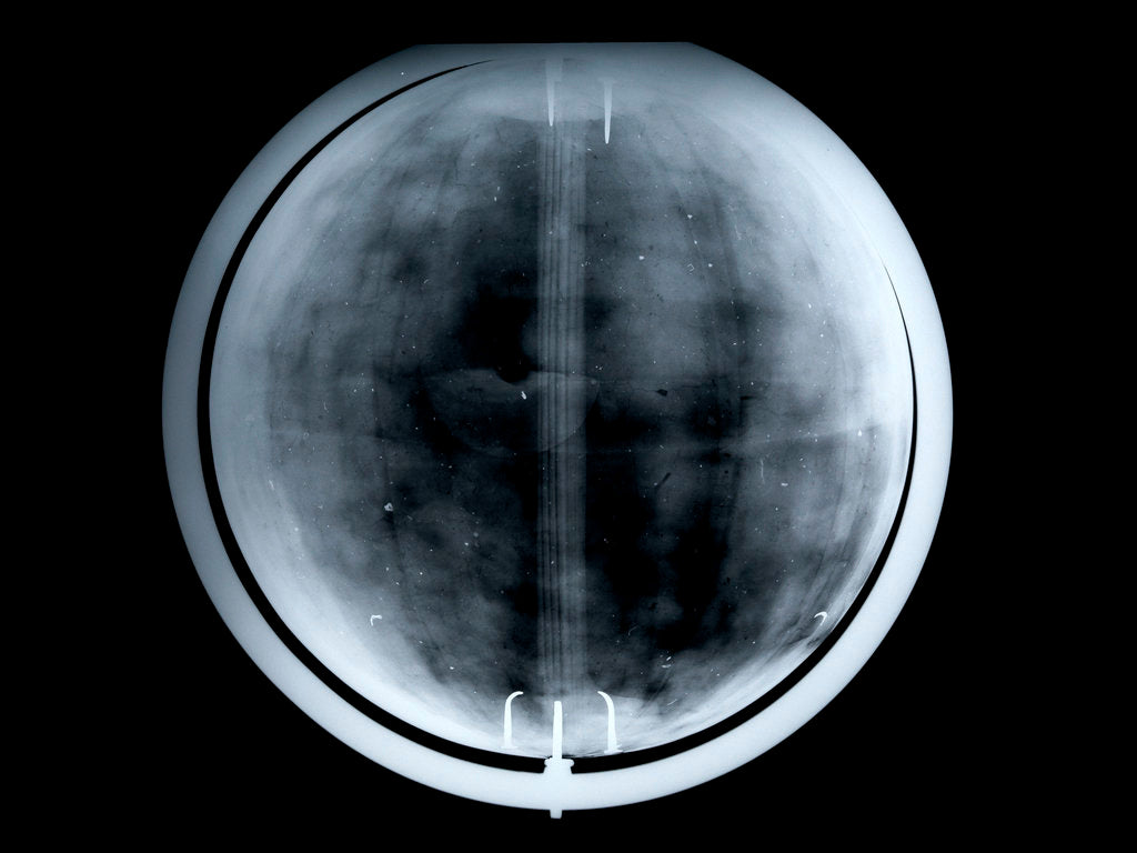 Detail of Globe x-ray by Johann Gabriel Doppelmayr