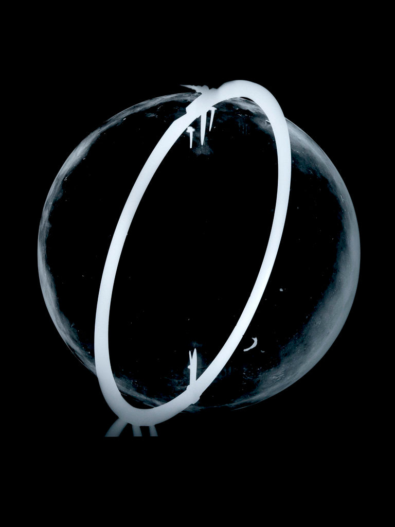 Detail of Globe x-ray by Johann Gabriel Doppelmayr