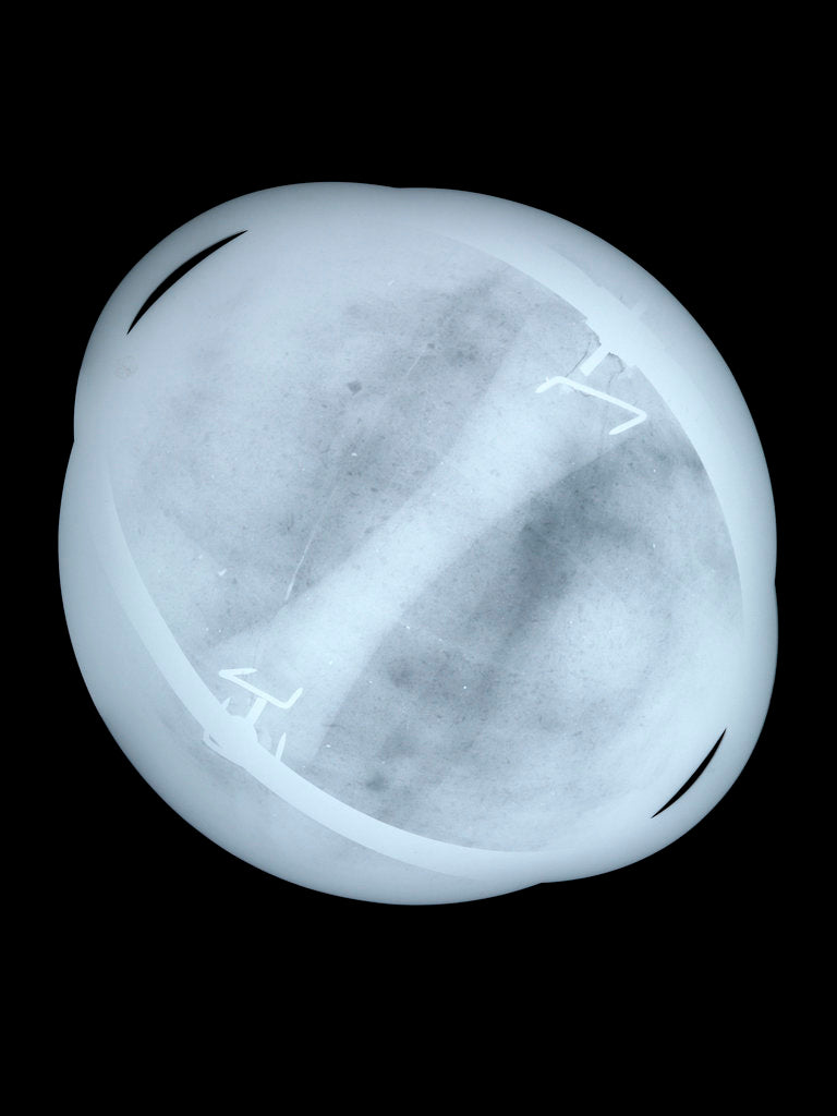 Detail of Globe x-ray by Willem Jansz Blaeu