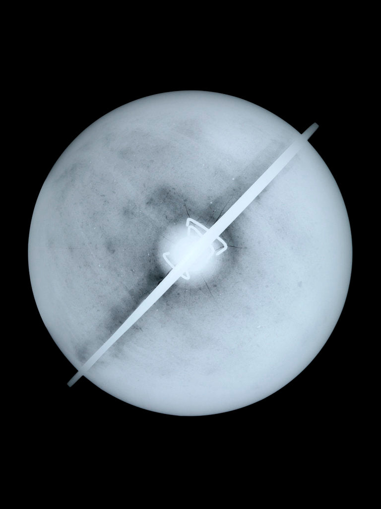 Detail of Globe x-ray by Willem Jansz Blaeu