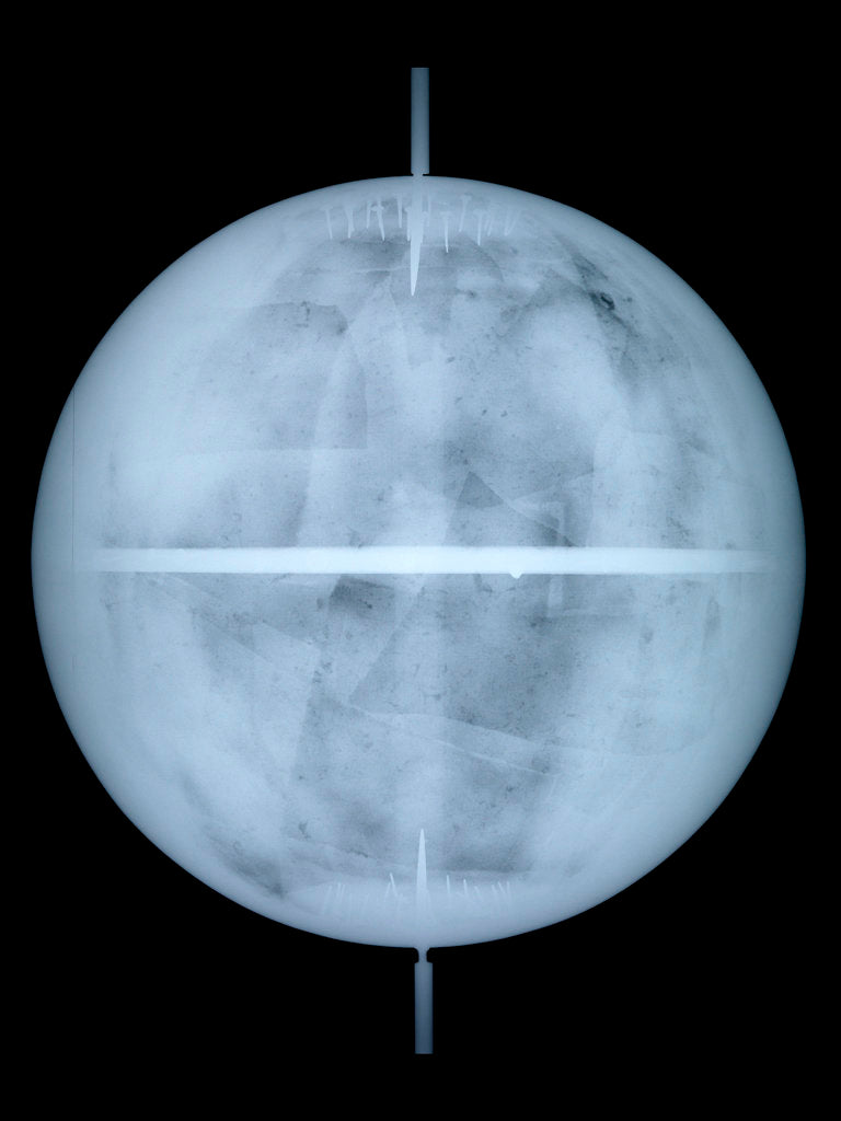 Detail of Globe x-ray by Georg Christoph Eimmart